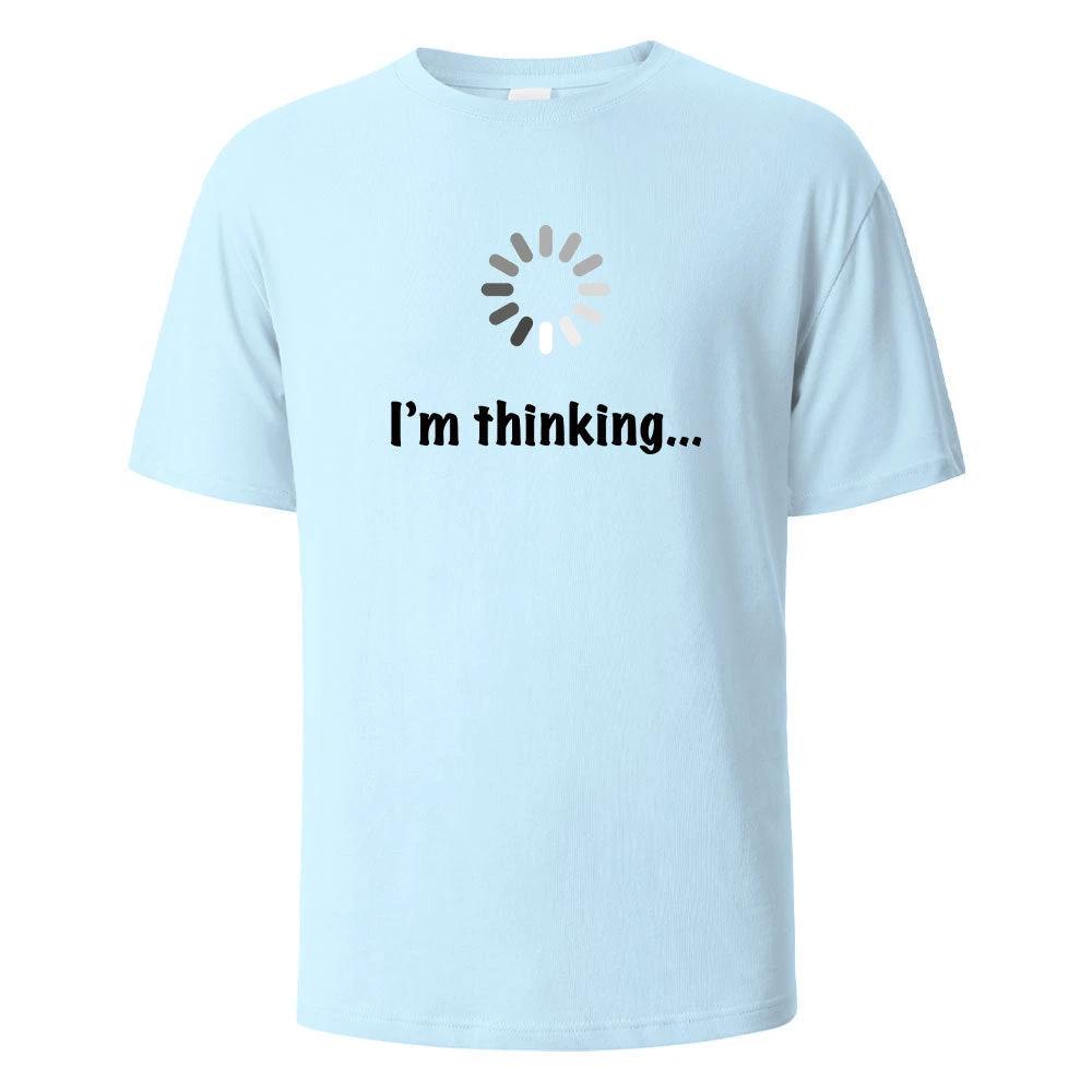 "I'm Thinking" Printed T-shirt for Men