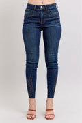 Judy Blue Plus Size Embroidered High Rise Skinny Jeans