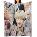 Jimin BTS Collage Throw Blanket