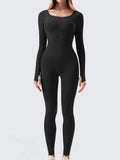 Sports Workout Clothes Slim Thread Long Sleeve Tights