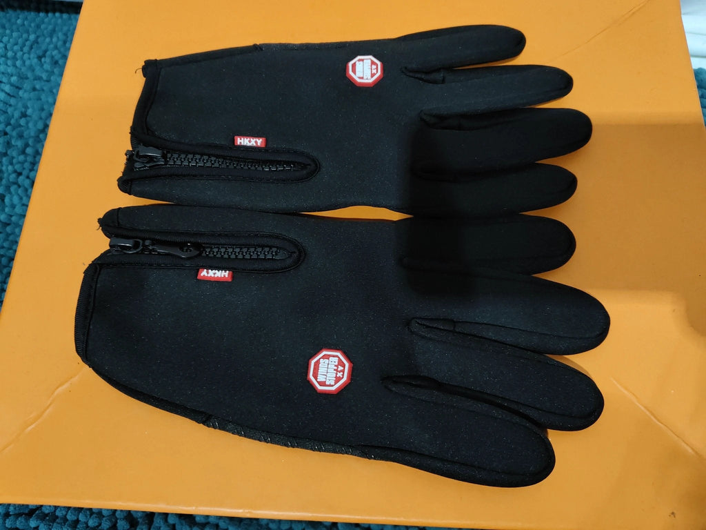 Winter Sports Gloves Men's Non-slip Thick Windproof Finger Warm