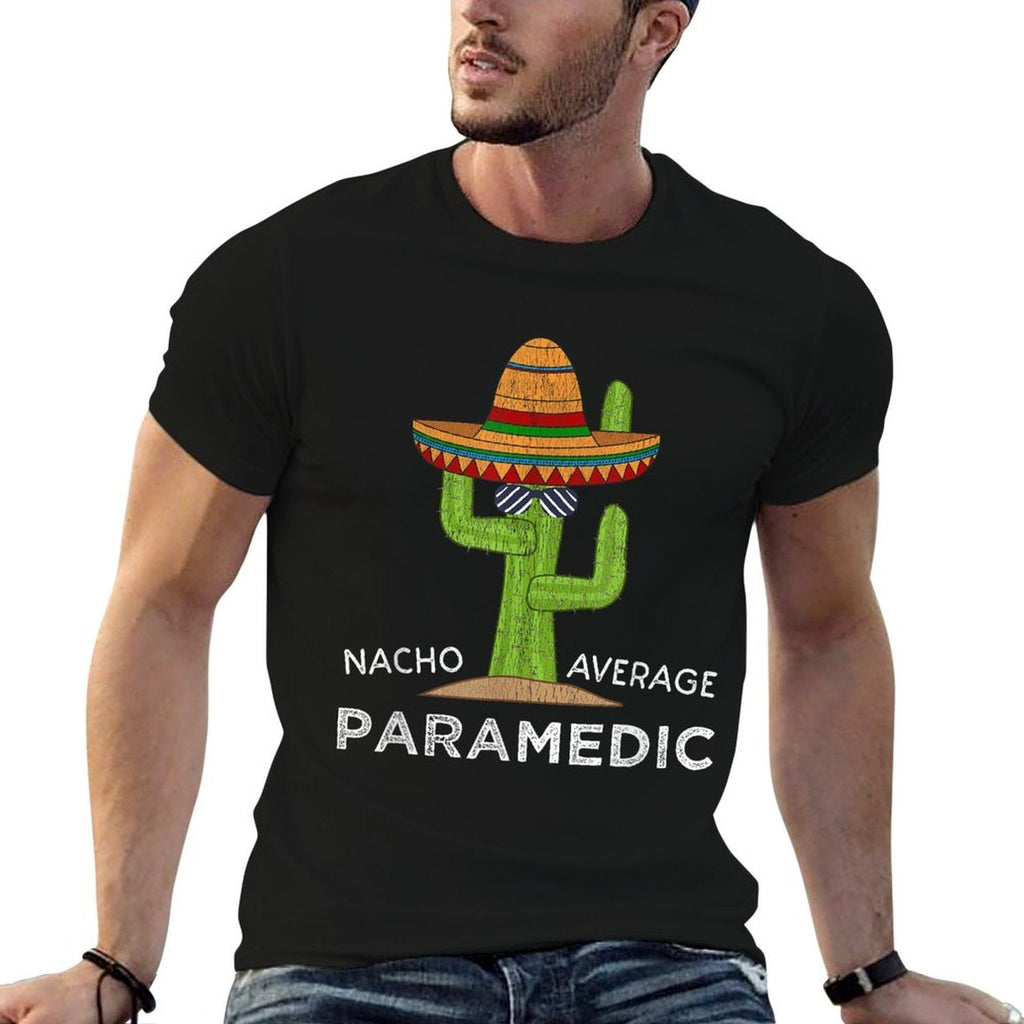 Fun EMS Professional Humor Saying  Funny EMT Paramedic  Heathered Texture T-Shirt