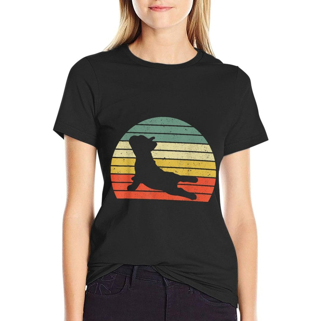 French Bulldog Yoga Funny Frenchie for Men Women  Quick-drying T-Shirt