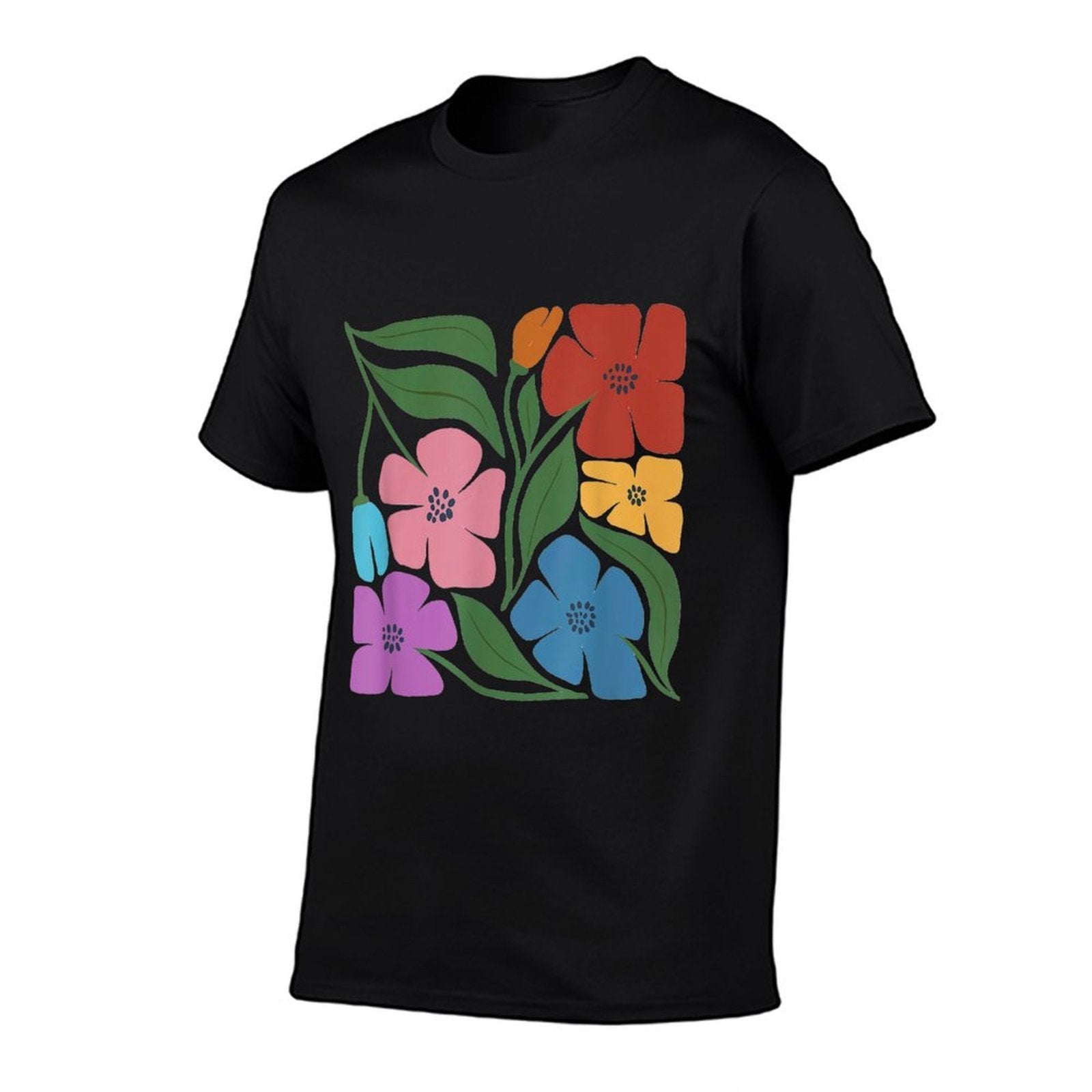 Subtle Pride Wildflower Gay Pride Floral Subtle Queer Pride  Summer-ready Fabric T-Shirt