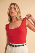 Women's Tank Top Tank Top - Square Neck Wide Strap - Casual Style