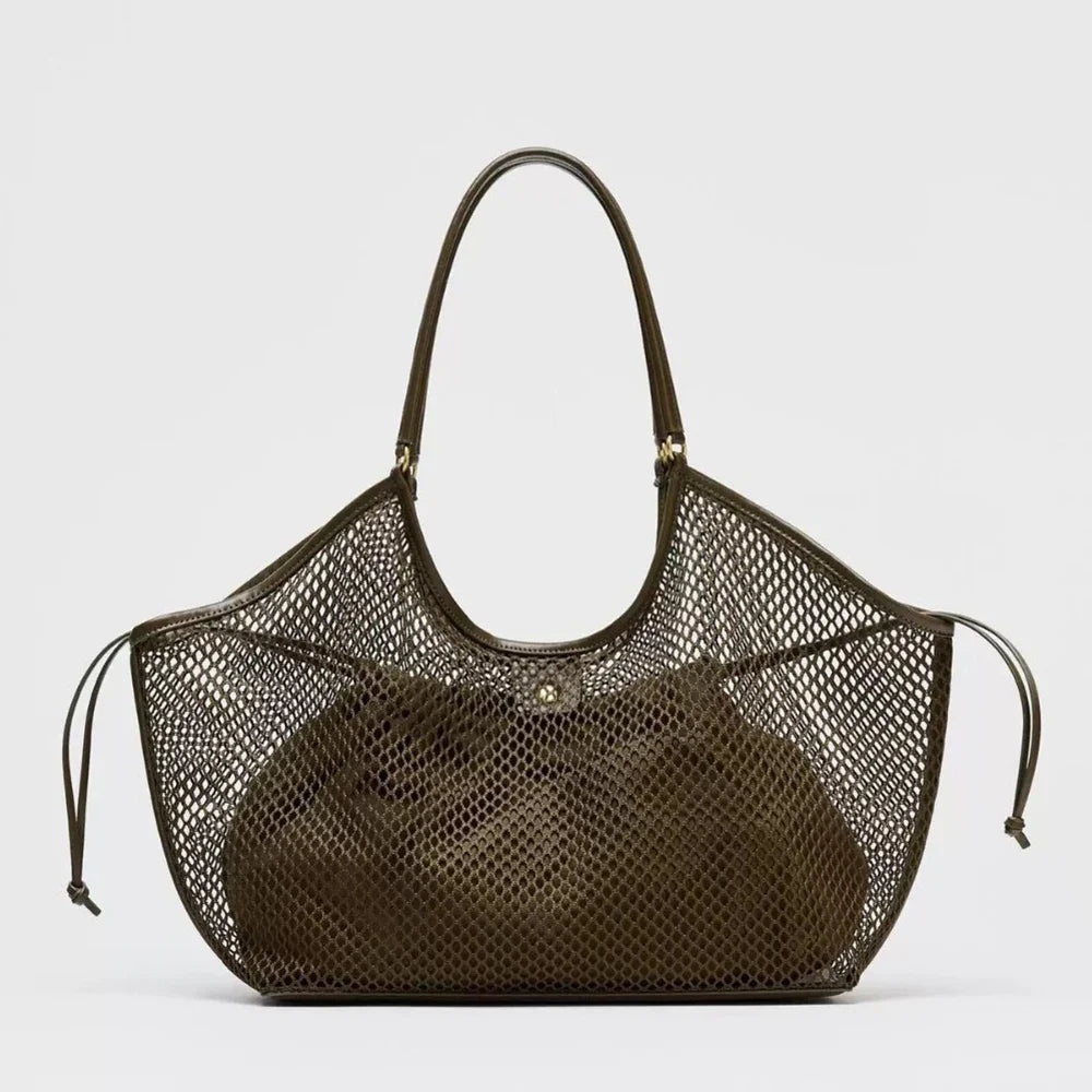 Air Cage Mesh Shoulder Bag