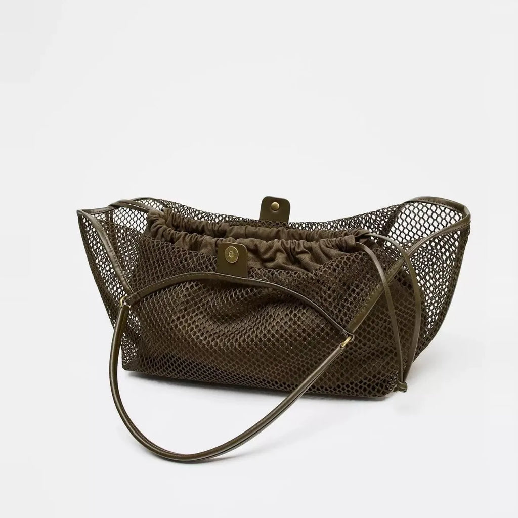 Air Cage Mesh Shoulder Bag