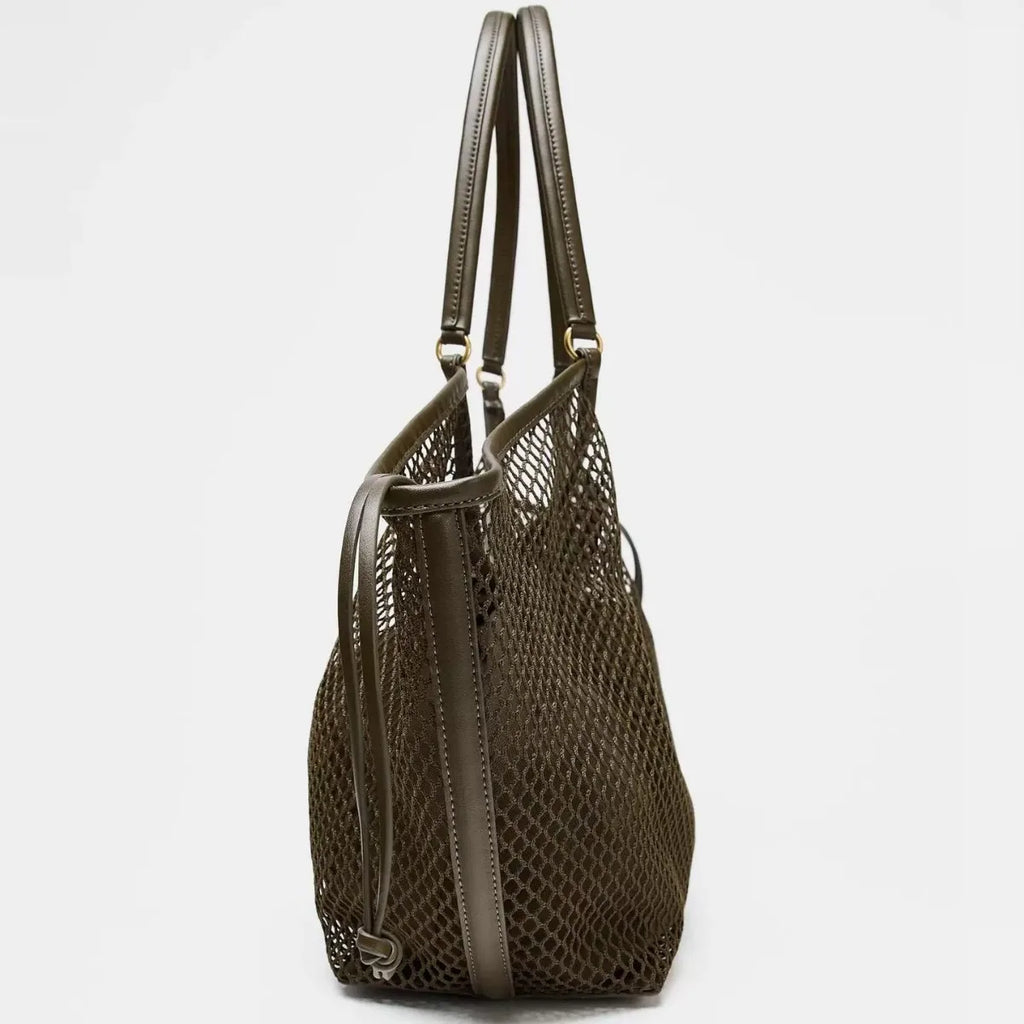 Air Cage Mesh Shoulder Bag