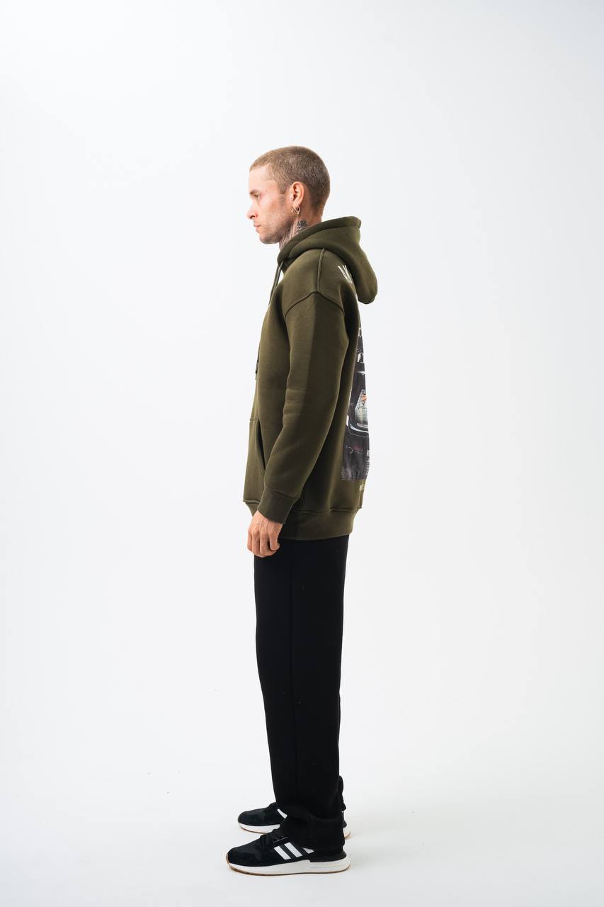 Oversize 'Money Power' Graphic Hoodie – Heavyweight Streetwear Sweatshirt