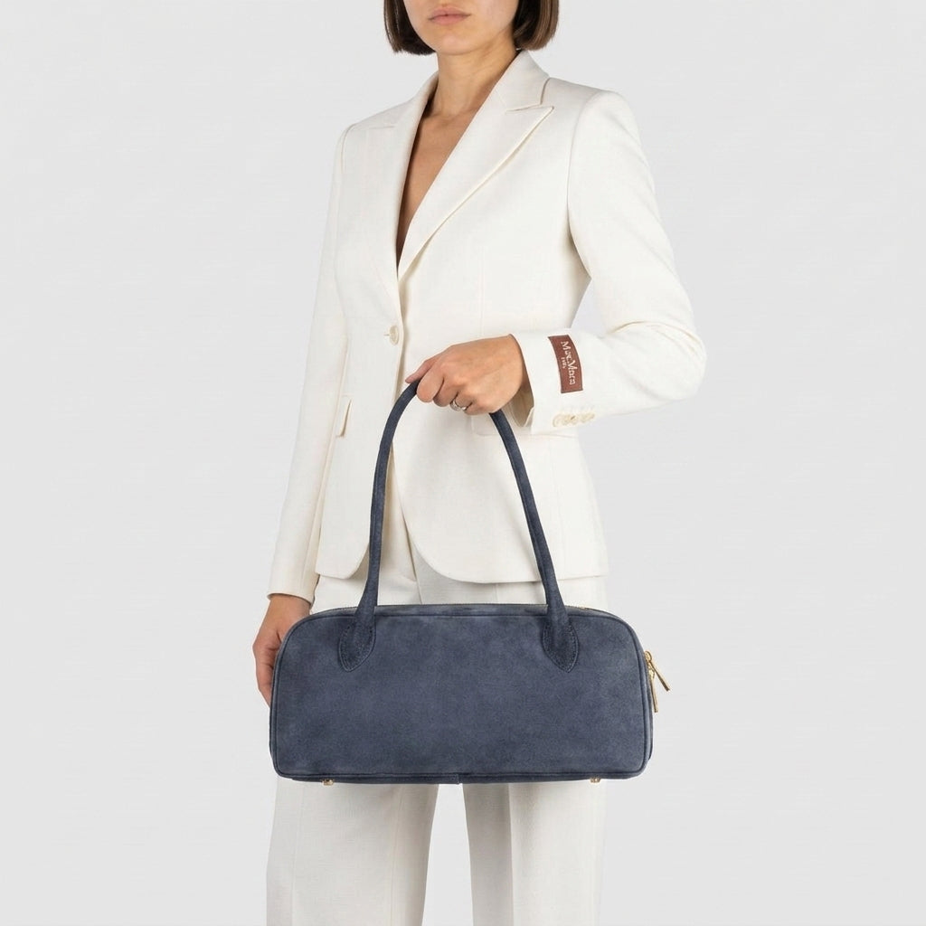 Italian Genuine Suede Shoulder Bag 272511