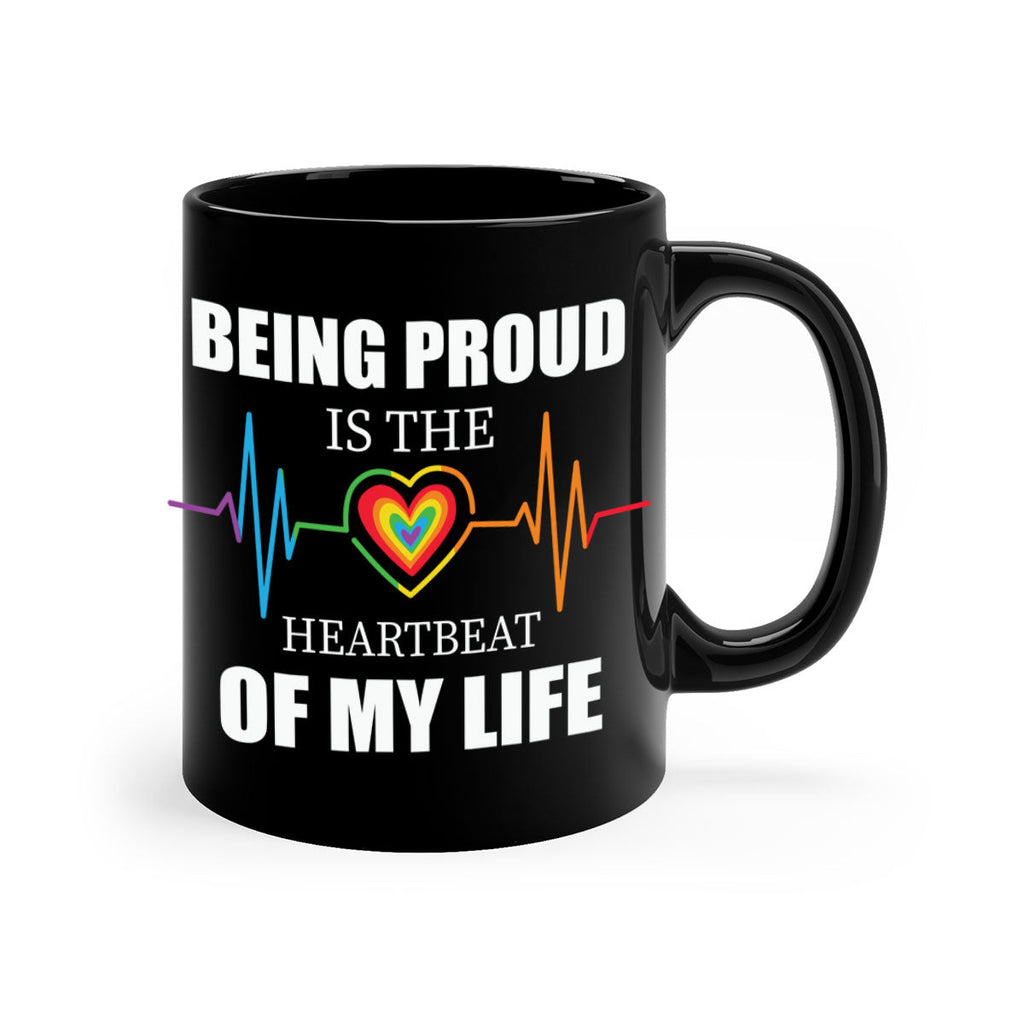 being proud is the heartbeat lgbt 158#- lgbt-Mug / Coffee Cup