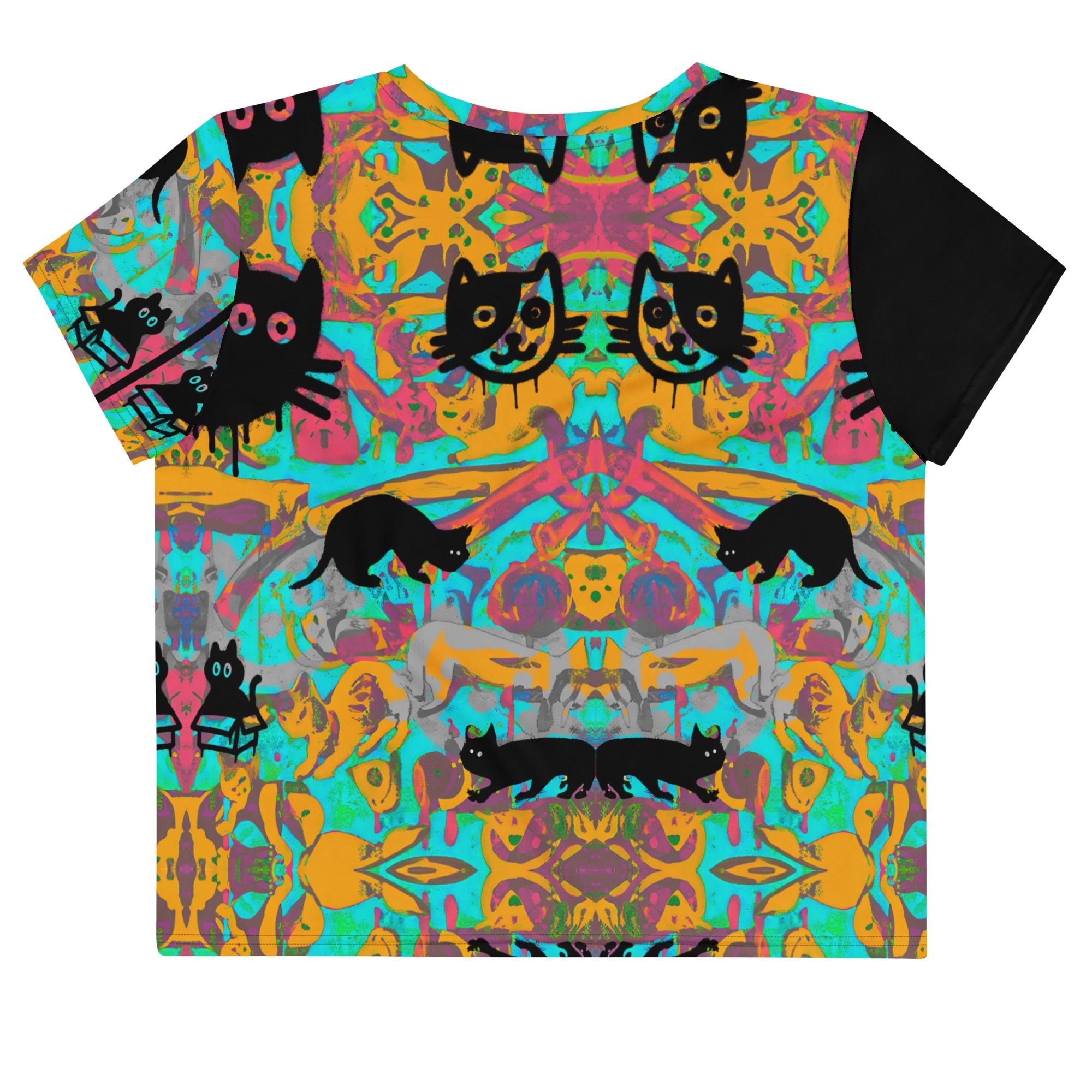 Only if you really LOVE CATS Crop Tee