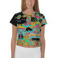 Only if you really LOVE CATS Crop Tee