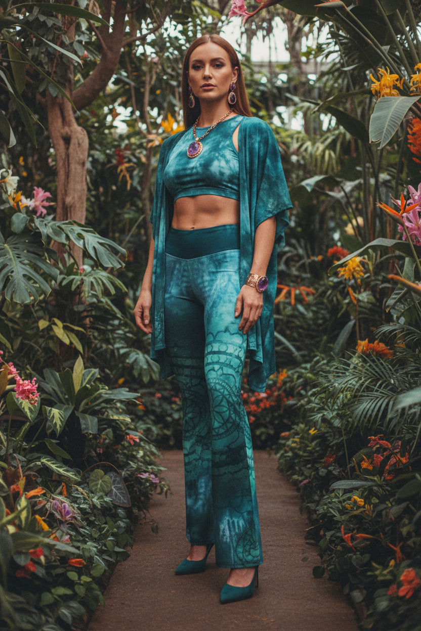 Ocean Dream High Waist Flare PL