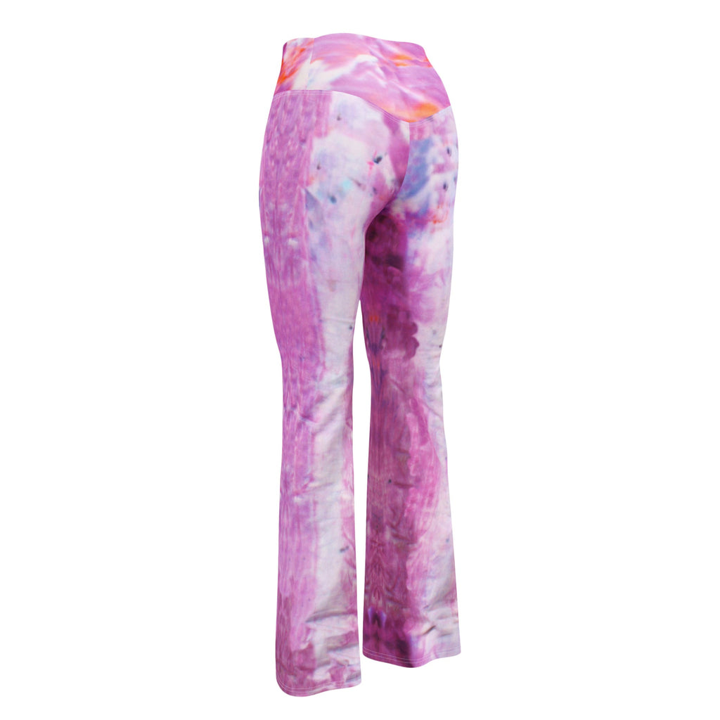 Pinot Noir High Waist Flare leggings