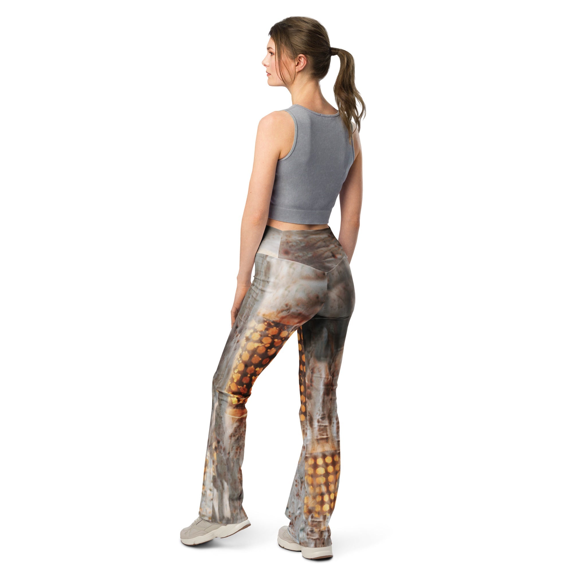 Desert Gold Flare leggings