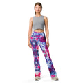 Shibori Petals High Waist Flare Leggings
