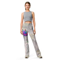 Fleur De Le Graytful Dead Front High Waist Flare Leggings