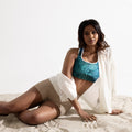 Aquatic Fantasy Mermaid Sports Bra