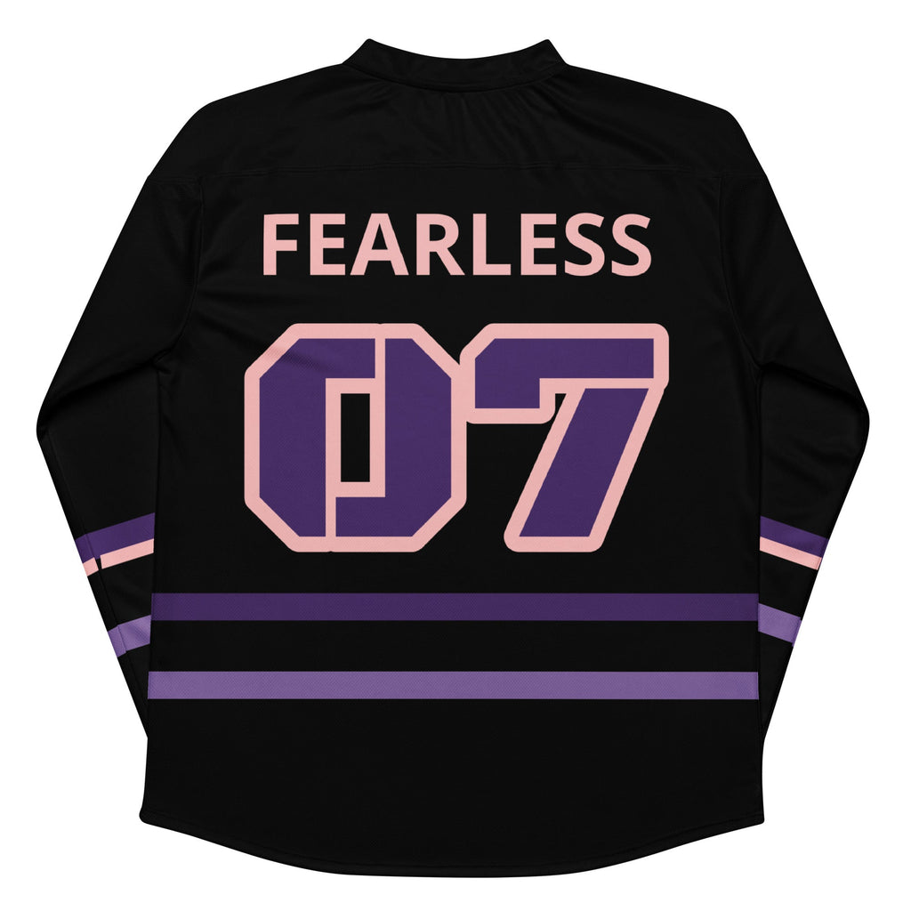 Midnight Crew Hockey Jersey | Women's Black & Purple — Hunter & Havoc