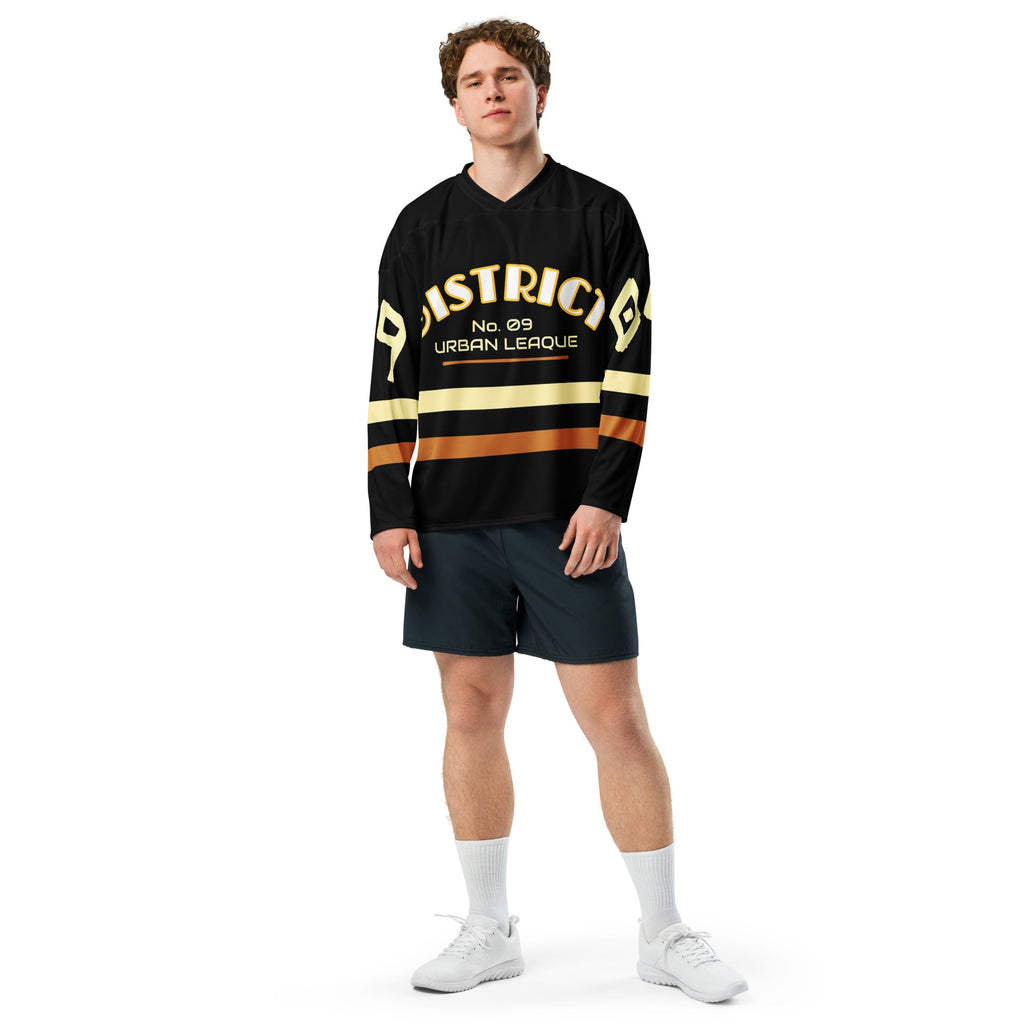 District 09 Streetwear Hockey Jersey | Men's Relaxed Fit — Hunter & Havoc