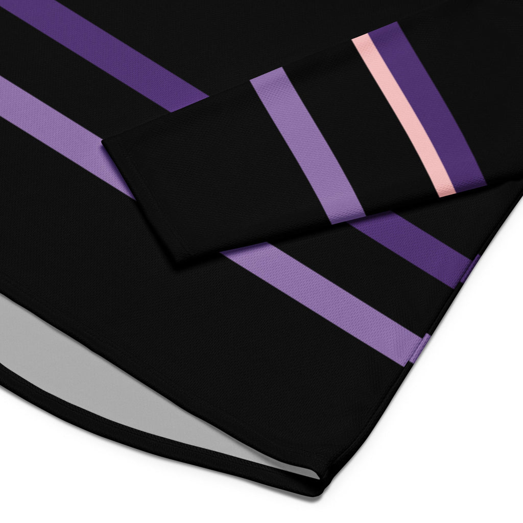 Midnight Crew Hockey Jersey | Women's Black & Purple — Hunter & Havoc