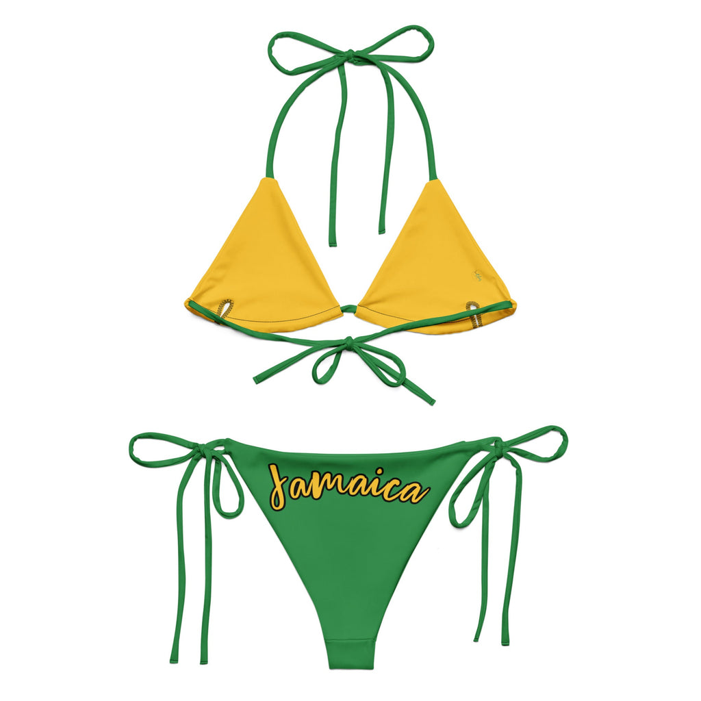 Jamaica Flag String Bikini