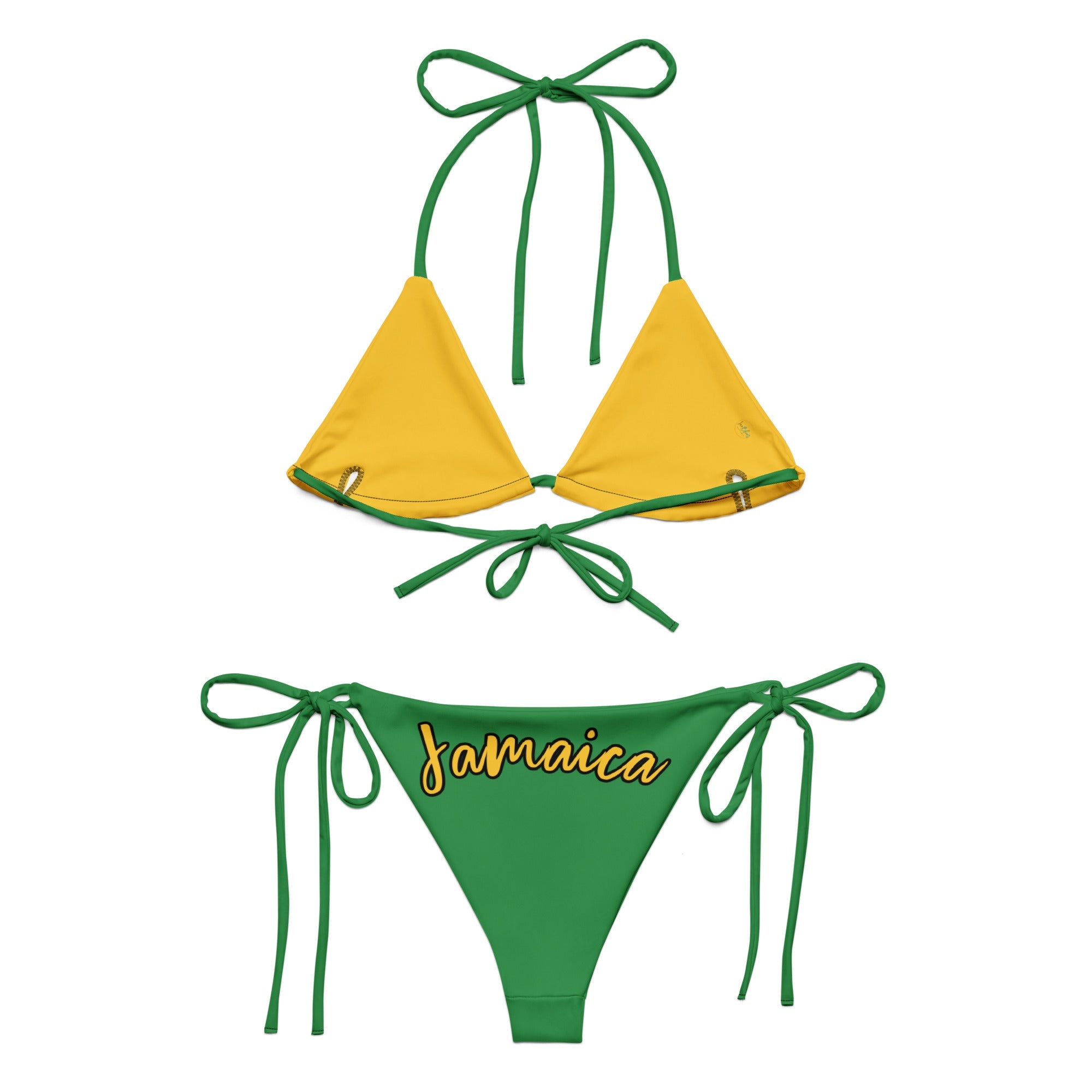 Jamaica Flag String Bikini