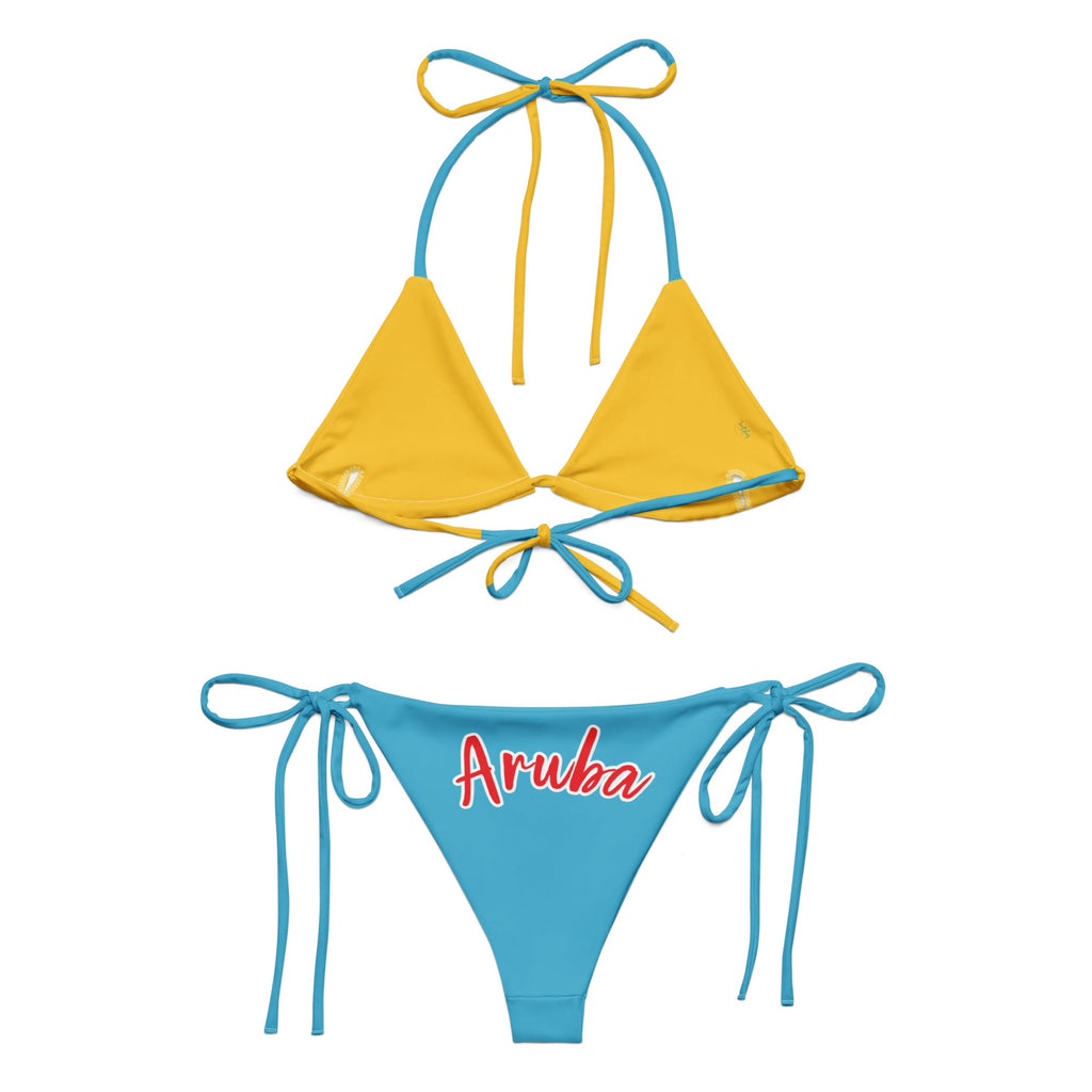 Aruba Flag String Bikini