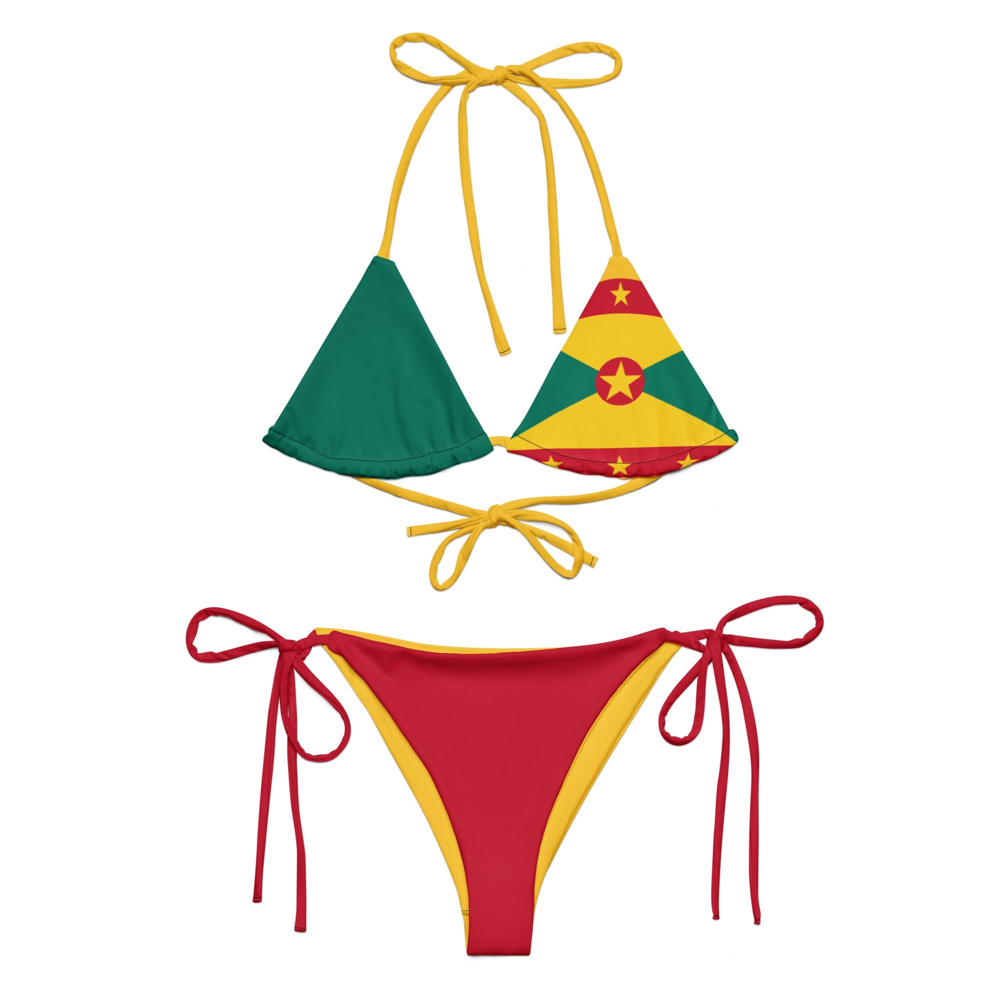 Grenada Flag String Bikini