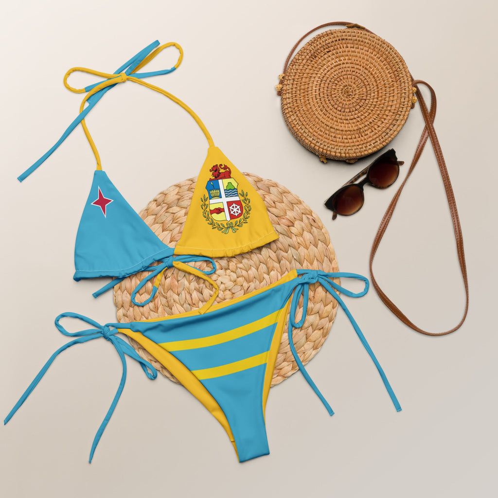 Aruba Flag String Bikini