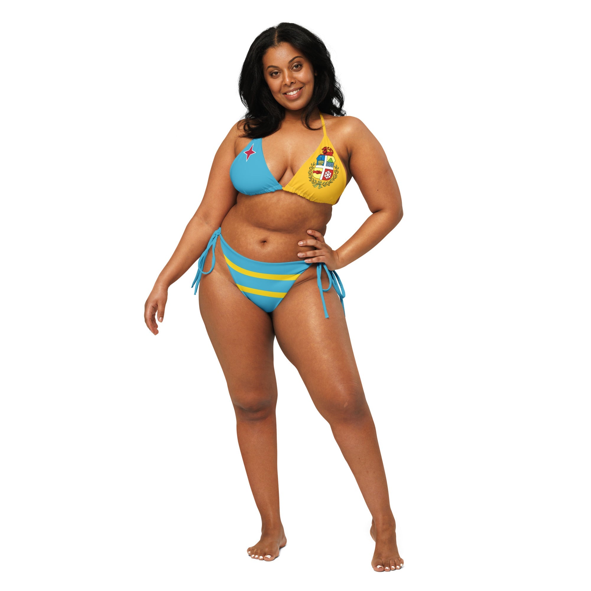 Aruba Flag String Bikini