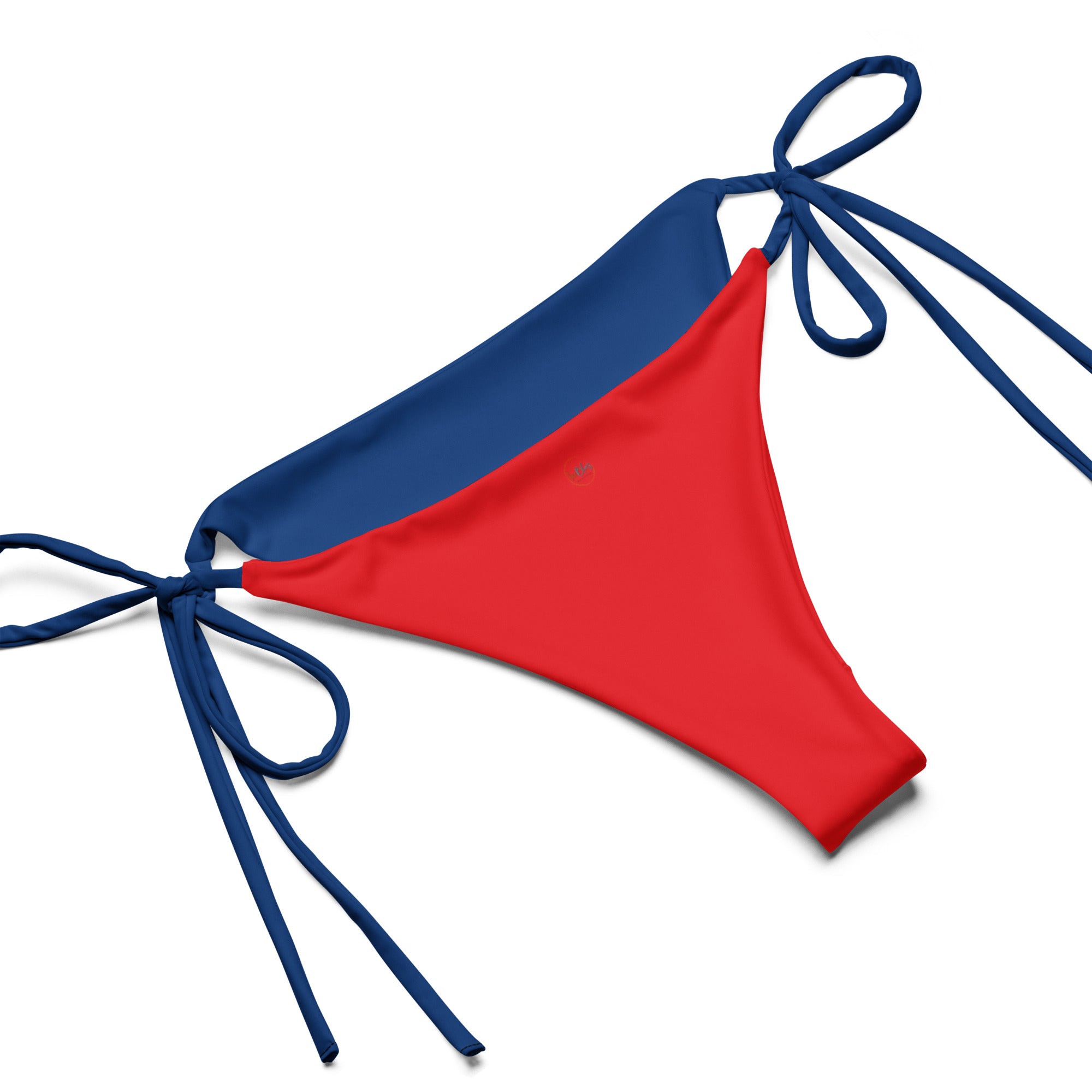 Dominican Republic Flag String Bikini