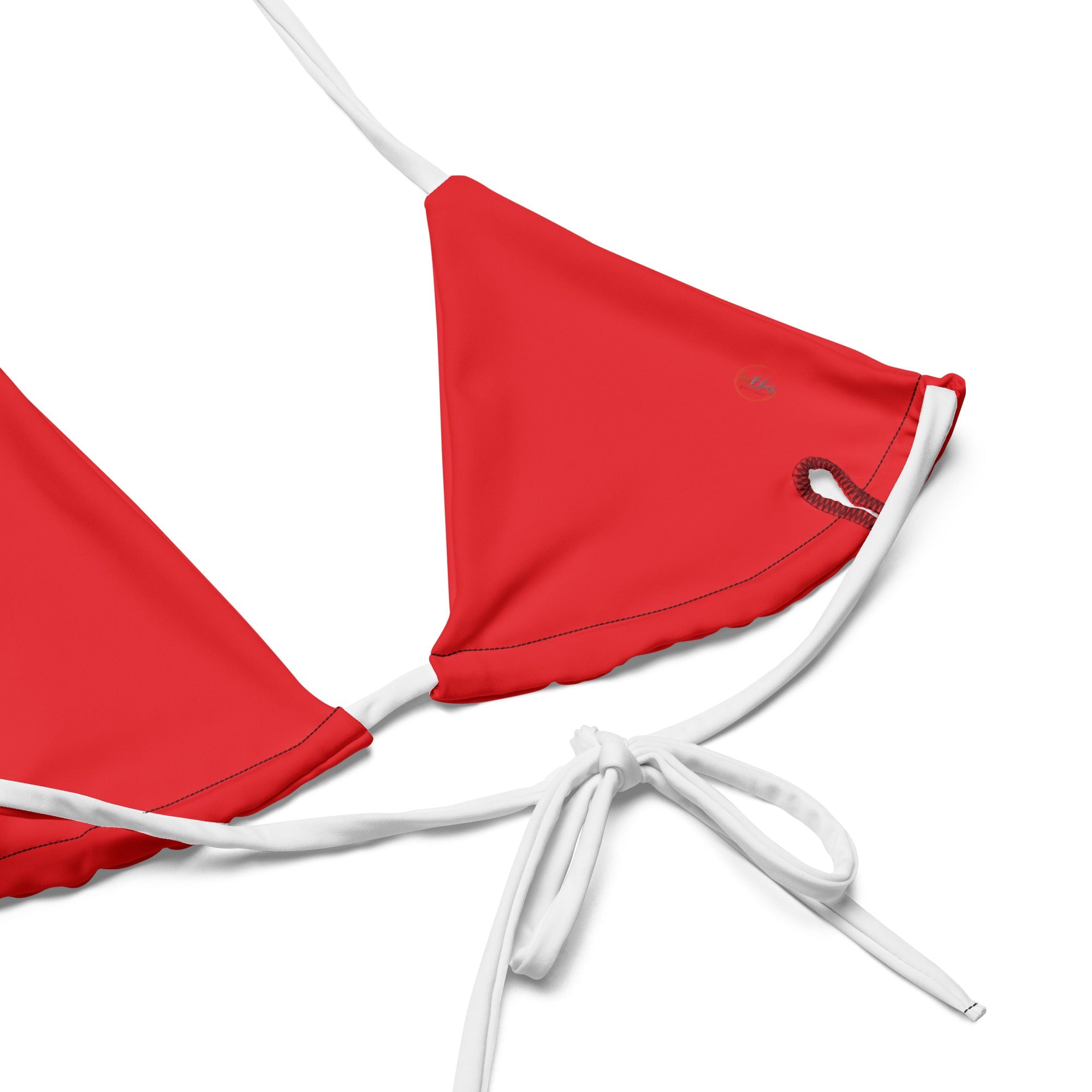 Dominican Republic Flag String Bikini