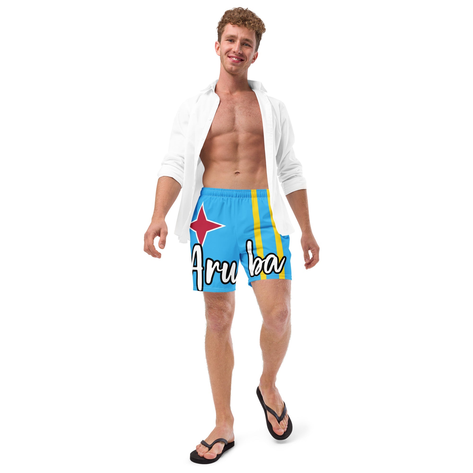 Aruba Flag Swim Trunks
