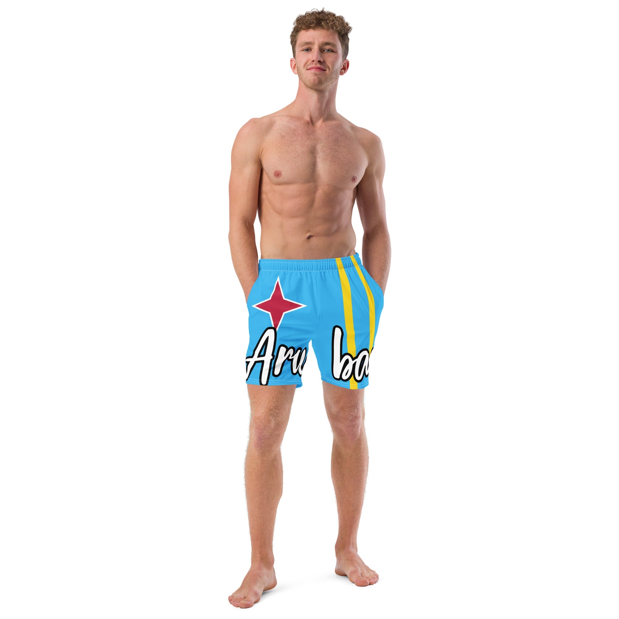 Aruba Flag Swim Trunks