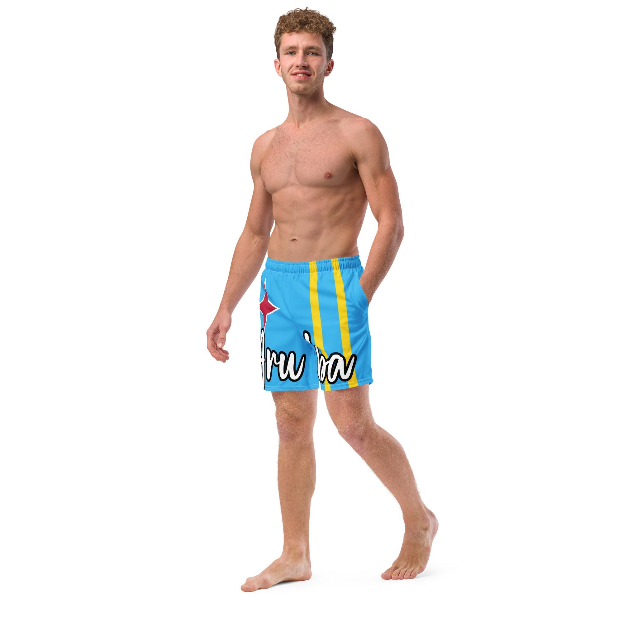 Aruba Flag Swim Trunks
