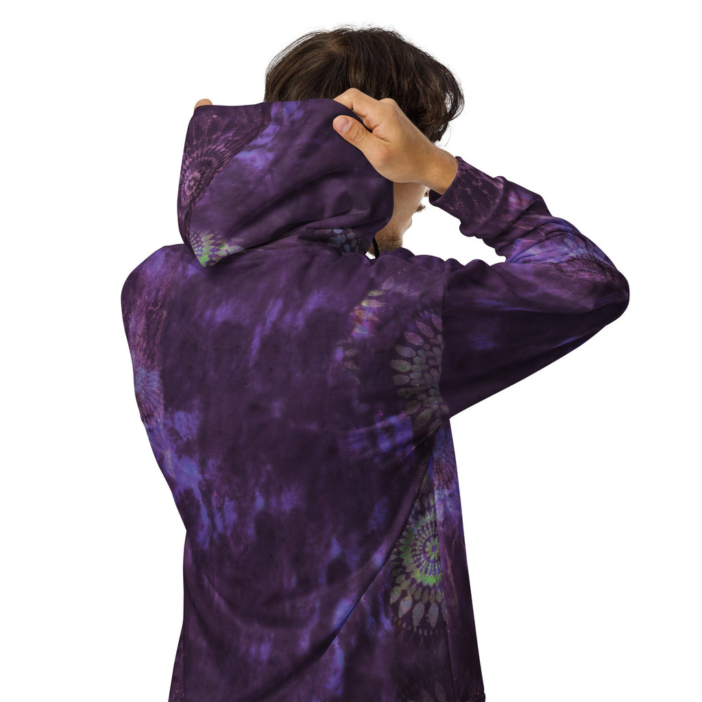 After Hours Plum Unisex Zip Hoodie