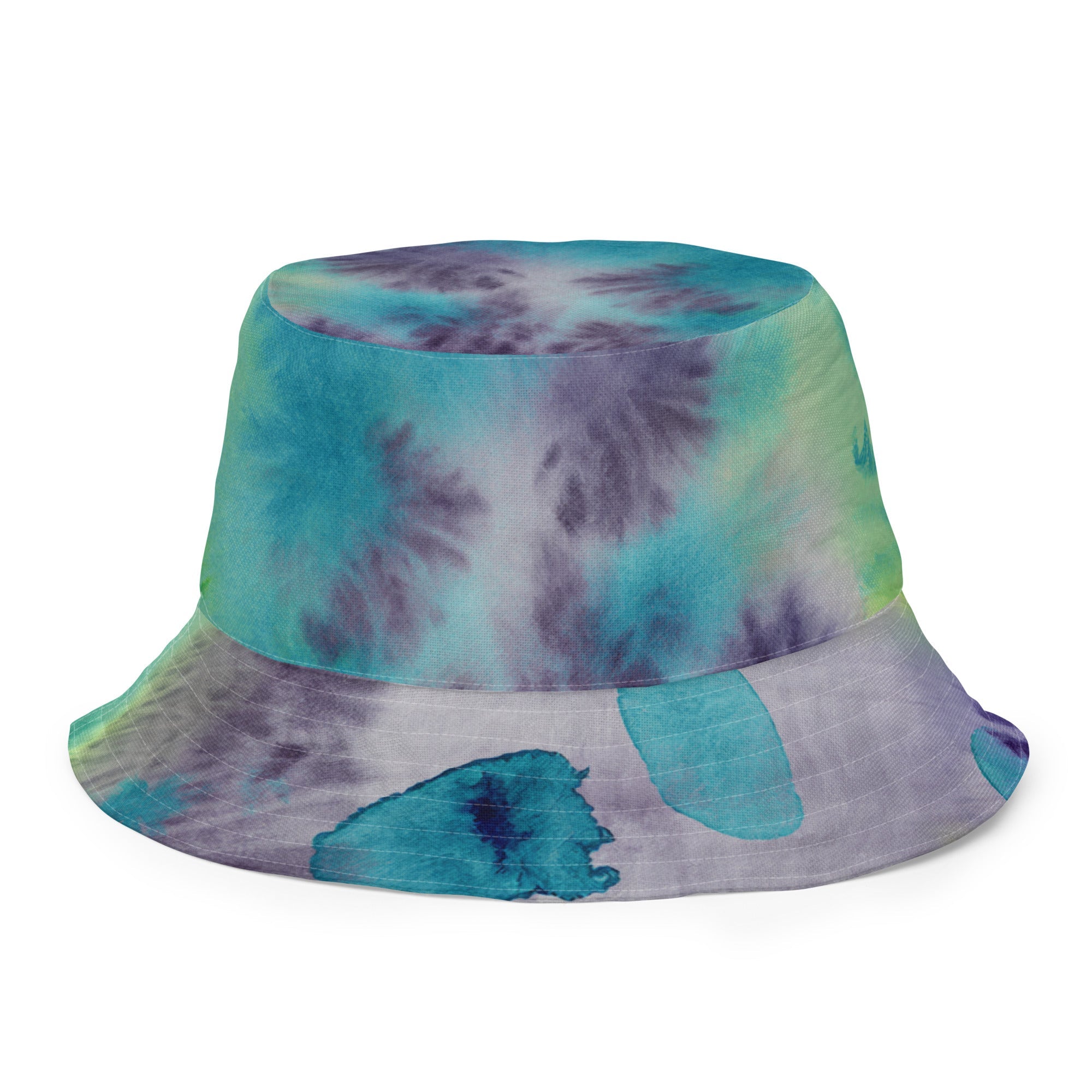 Watercolor Smudge Reversible bucket hat