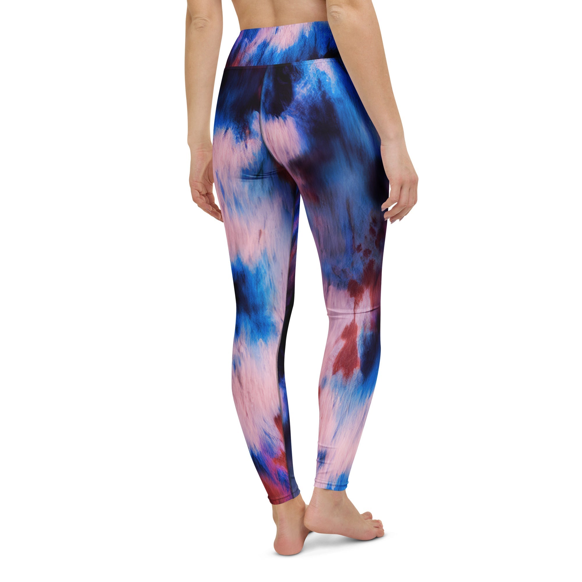 Shibori Rose High Waist Leggings
