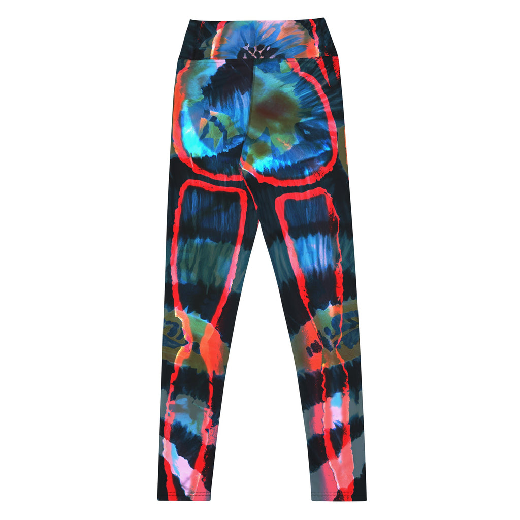 Crimson Contour Petal High Waist Leggings