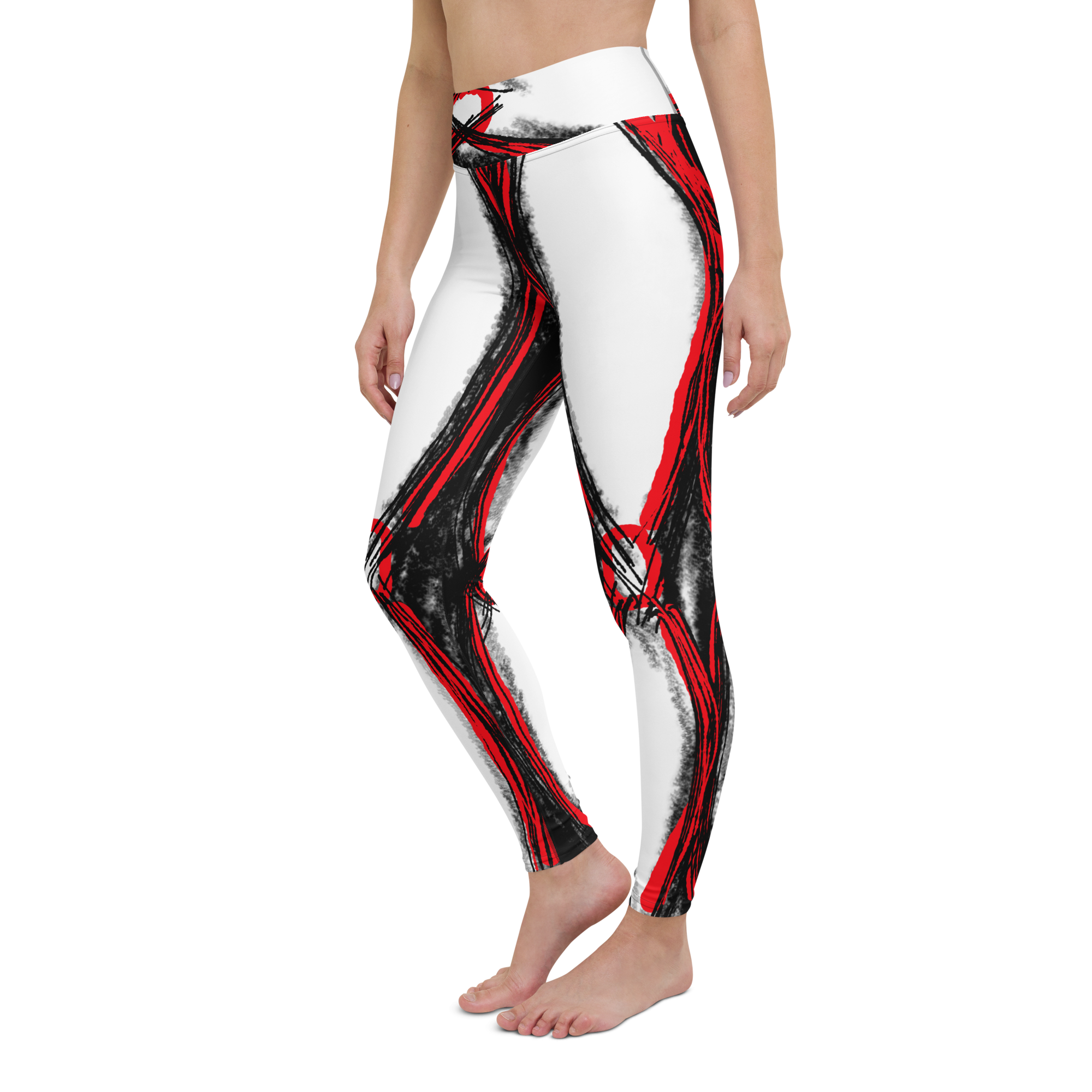 Contour Shapewear Red High Waisted Leggings