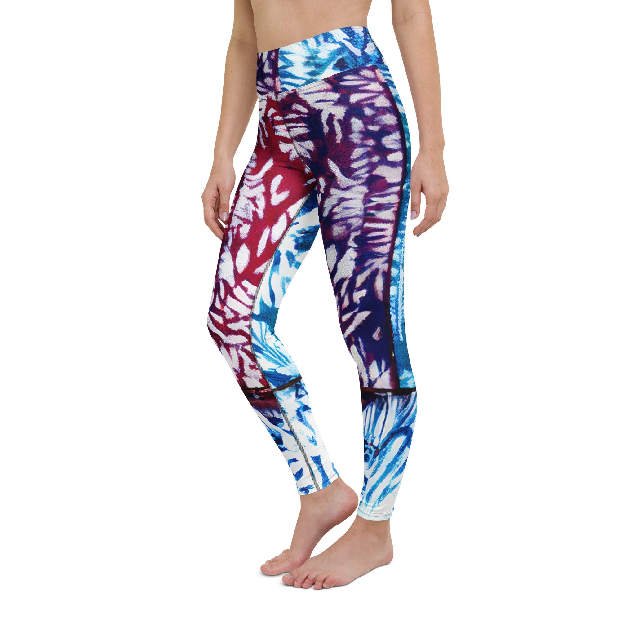 Shibori Chaos High Waist Leggings