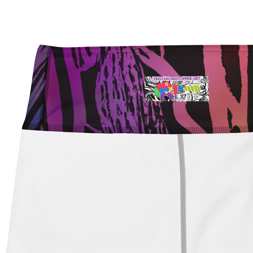 Cyberpunk Woodgrain Sherbert High Waist Leggings
