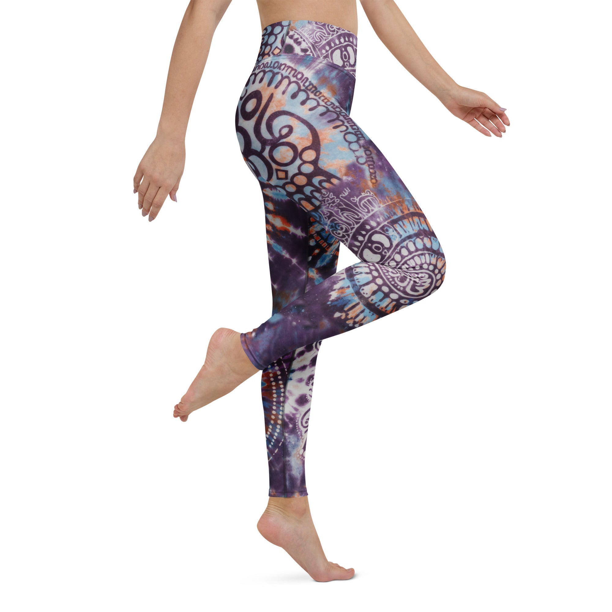 Sanskrit Galaxy High Waist Leggings