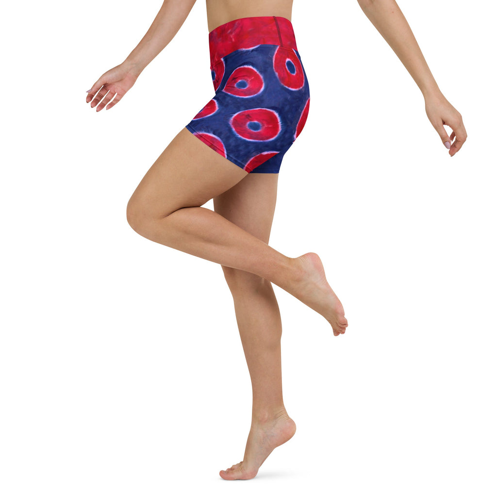 Phisherman Phish Donuts High Waisted Shorts PR