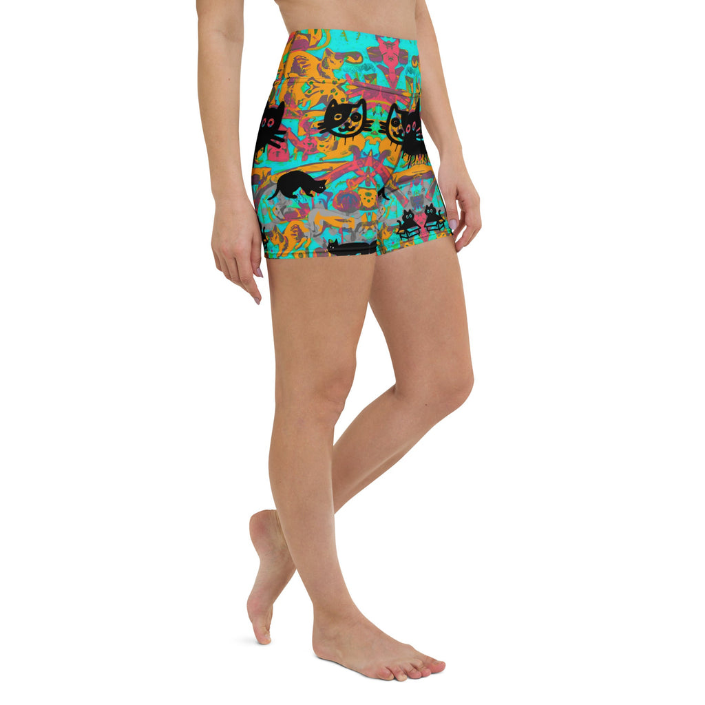 Only if you really LOVE CATS Yoga Shorts