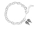 Angel Wings Religious Chunky Charm Bracelets