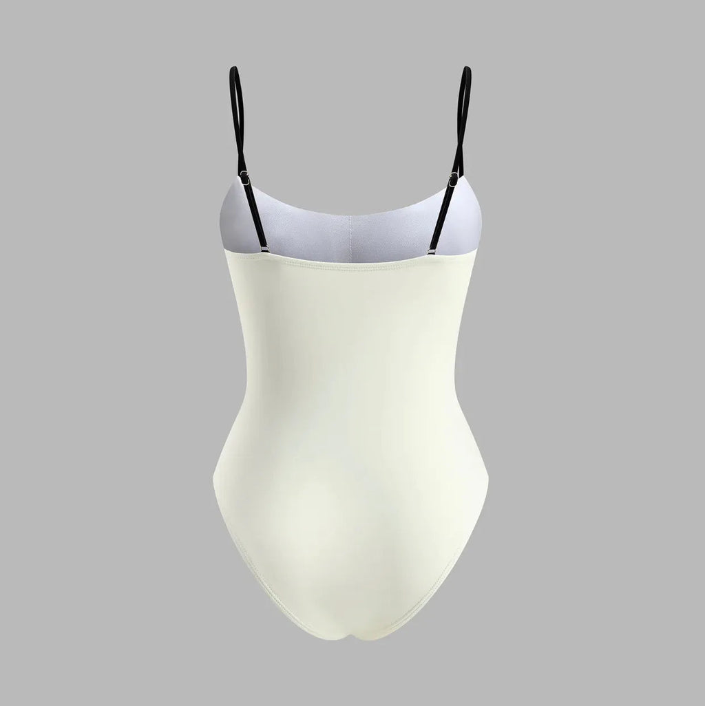 Aphrodite Contrast Trim One Piece Swimsuit