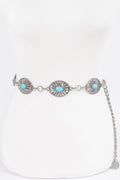 Western Style Metal Chain Belt